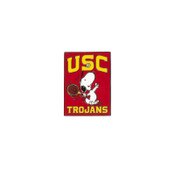 USC Trojans Cardinal Snoopy Tennis Serve Pin
